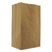 General Paper Bags, 57 lbs, 1/8 BBL, 10.13"w x 6.75"d x 14.38"h, Kraft, PK500 80083